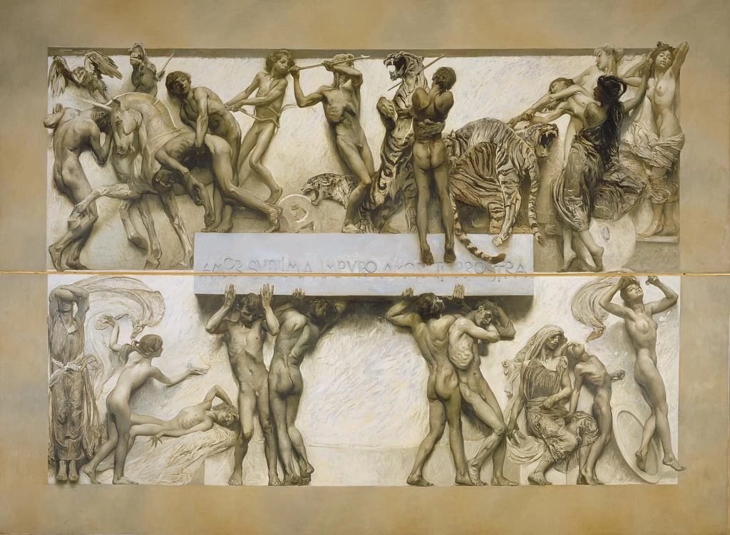 Il poema della vita umana. Amore, 1906 - 1907, Ca' Pesaro, Venezia